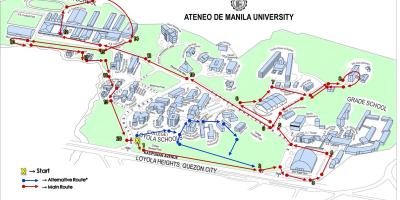 Ateneo de manila university campus map