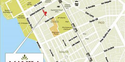 Mabini street ermita manila map