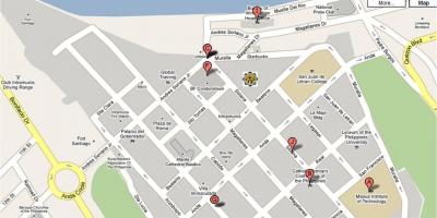 Map of intramuros manila philippines