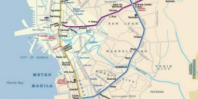 Mrt route map manila