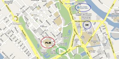 Map of manila city hall