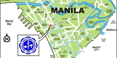 Map of manila doctors hospital