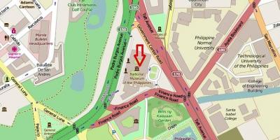 National museum philippines map