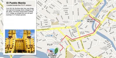 Pup map sta mesa