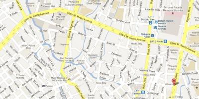 Map of recto manila