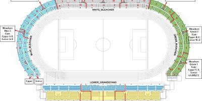 Rizal memorial sports complex map