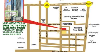 Robinsons place manila map