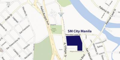 Sm manila location map