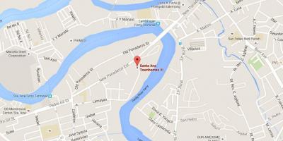 Map of sta ana manila