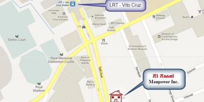 Vito cruz manila map